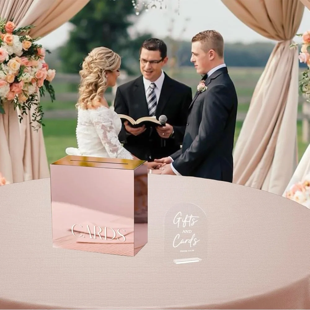 Clear Acrylic Wedding Signs 4 pk Brand New